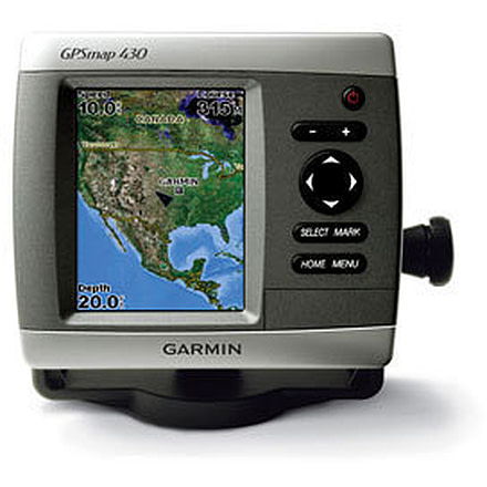 Garmin GPSMAP 430 w/Int GPS ant., worldwide satellite imagery, built-in inland lakes detail for US, g2 Vision compatible GPS Fishfinders 010-00515-30 w/ Free S&amp;H