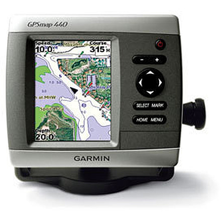 Garmin GPSMAP 440 w/Int GPS ant., worldwide satellite imagery, built-in BlueChart g2 for US coastal, g2 Vision compatible GPS Fishfinders 010-00515-40 w/ Free S&H