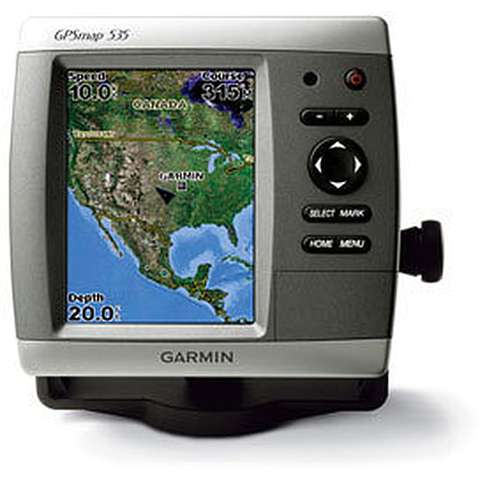 Garmin GPSMAP 535 w/Int GPS ant., worldwide satellite imagery, built-in inland lakes detail for US, g2 Vision compatible GPS Fishfinders 010-00599-00 w/ Free S&amp;H