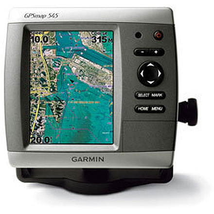 Garmin GPSMAP 545 w/Int GPS ant., worldwide satellite imagery, built-in BlueChart g2 for US coastal, g2 Vision compatible GPS Fishfinders 010-00601-00 w/ Free S&amp;H