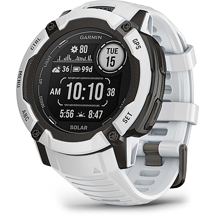Garmin Instinct 2X Solar Watch, Whitestone, 010-02805-14