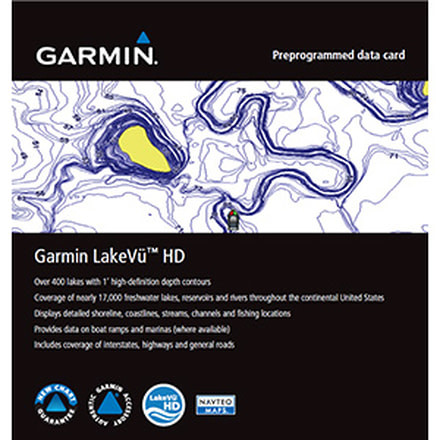 Garmin LakeVu HD - LUS100F Preprogrammed MicroSD/SD Card 010-C1087-00