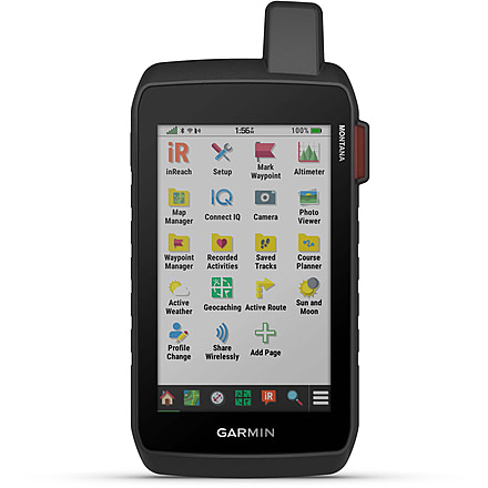 Garmin Montana 760i Rugged GPS Handheld Navigator w/Built-in InReach Technology/8Mp Camera, Black, 010-02964-10