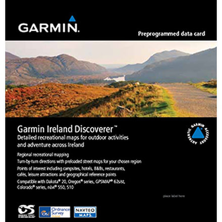 Garmin Northern Ireland Discoverer GPS Maps 010-C1052-00