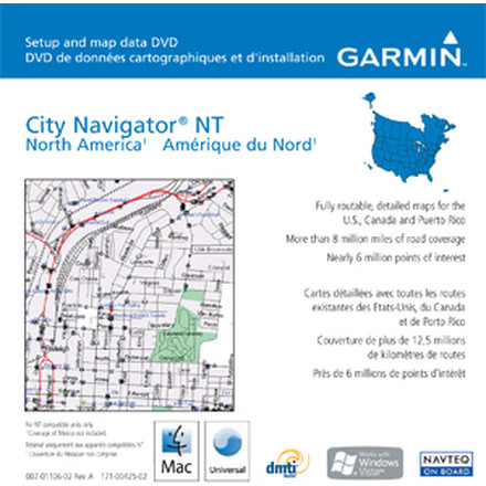 Garmin 2009 Map Updates for GPS City Navigator North America NT — CampSaver