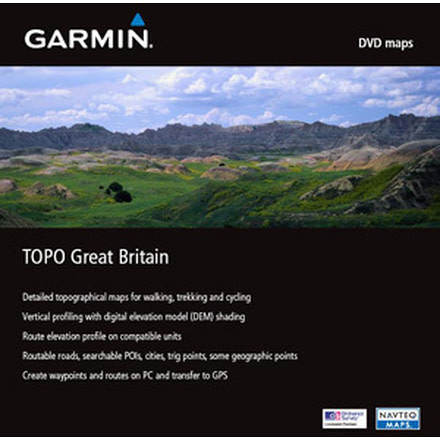 Garmin On the Trail Maps GPS MapSource TOPO Great Britain 010-10730-00 w/ Free S&amp;H