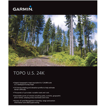 Garmin On the Trail Maps GPS TOPO U.S. 24K West - California &amp; Nevada 010-C0949-00 w/ Free S&amp;H