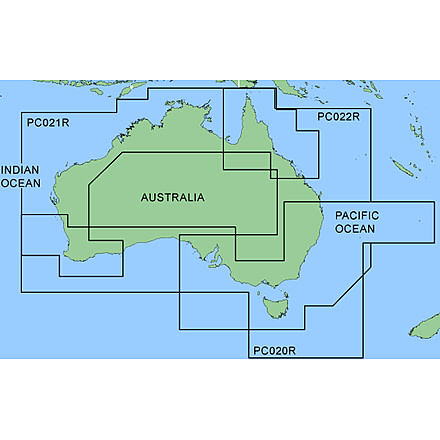 Garmin On The Water GPS Cartography BlueChart: Australia Regular Map w/ Free S&amp;H