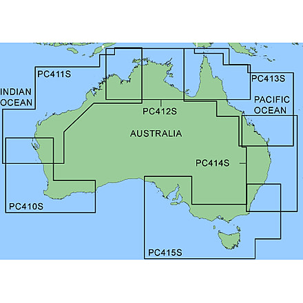 Garmin On The Water GPS Cartography BlueChart: Australia Small Map w/ Free S&amp;H