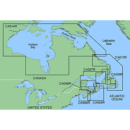 Garmin On The Water GPS Cartography BlueChart: Canada East Map w/ Free S&amp;H