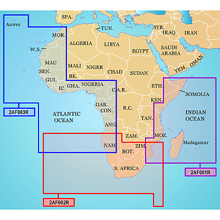 Garmin On The Water GPS Cartography BlueChart g2: Africa Regular Map w/ Free S&amp;H