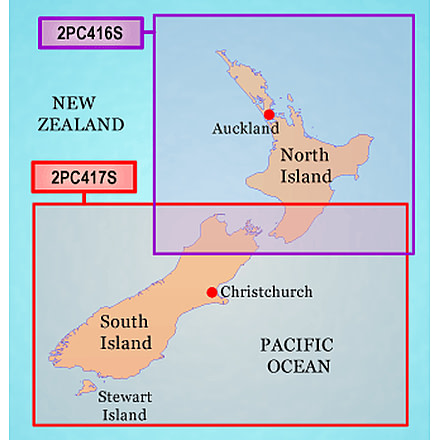 Garmin On The Water GPS Cartography BlueChart g2: New Zealand Small Map w/ Free S&amp;H