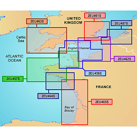 Garmin On The Water GPS Cartography BlueChart g2: UK &amp; France Small South Map w/ Free S&amp;H