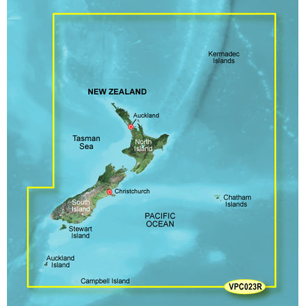 Garmin On The Water GPS Cartography BlueChart g2 Vision: New Zealand Regular Map 010-C0757-00 w/ Free S&amp;H