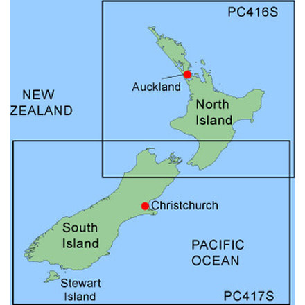 Garmin On The Water GPS Cartography BlueChart: New Zealand Small Map w/ Free S&H