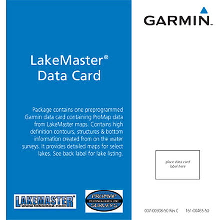Garmin On the Water Maps GPS LakeMaster Lake of the Woods - Rainy Lake 010-C0961-00 w/ Free S&amp;H