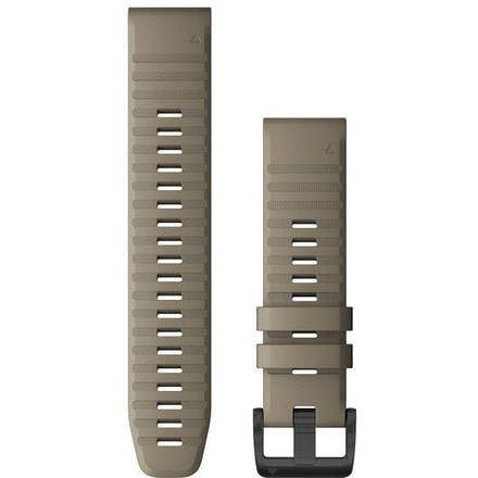 Garmin Quick Fit 22 Watch Band, Dark Sandstone Silicone, 22 mm, 010-12863-02