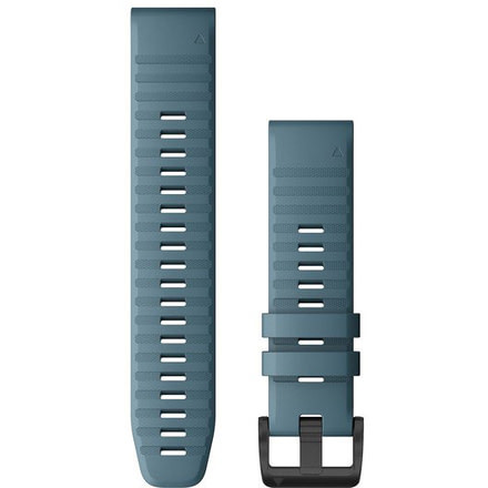 Garmin Quick Fit 22 Watch Band, Lakeside Blue Silicone, 22 mm, 010-12863-03