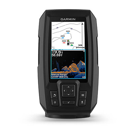 Garmin Striker Vivid 4cv Fishfinder w/GT20-TM Transducer, Black, 010-02550-00