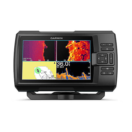 Garmin Striker Vivid 7sv Fishfinder w/GT52HW-TM Transducer, Black, 010-02553-00