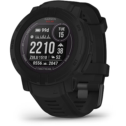 Garmin Tactical Edition Instinct 2 Solar Watches, Black, 010-02627-13