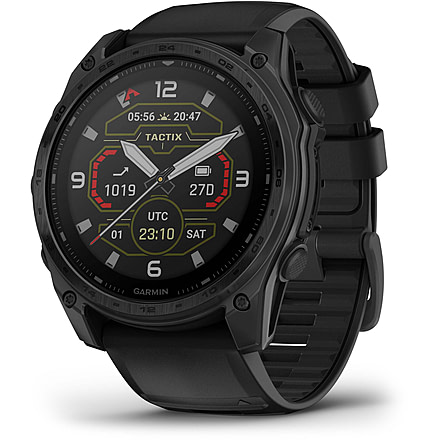 Garmin Tactix 8 Premium Tactical GPS Watch - Solar, 51mm, Black, 010-03407-00