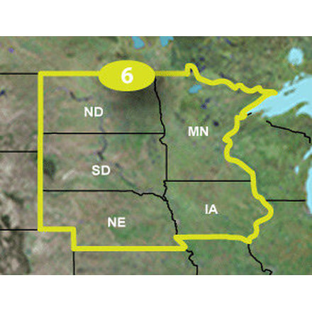 Garmin Topo U.S. 24K Detailed Northern Plains Map, microSD/SD card