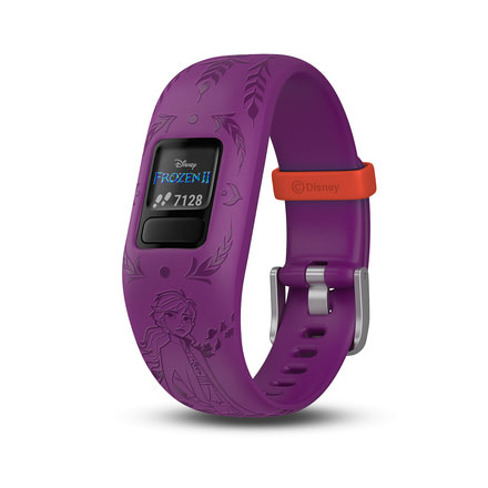 Garmin Vivofit jr. 2, Kid's Activity Tracker, Disney Frozen 2 - Anna, Purple 010-01909-39