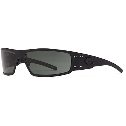 Gatorz Magnum Sunglasses, Milspec Ballistic, Z87.1 Black Frame, Smoke Anti Fog Lens, GZ-01-002