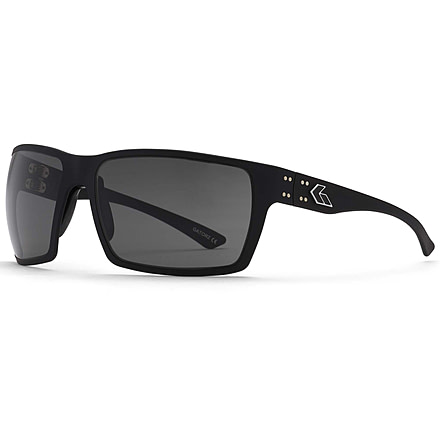 Gatorz Marauder Glasses, Smoke Lens, Non-Polar, Black, One Size, GZ-12-031