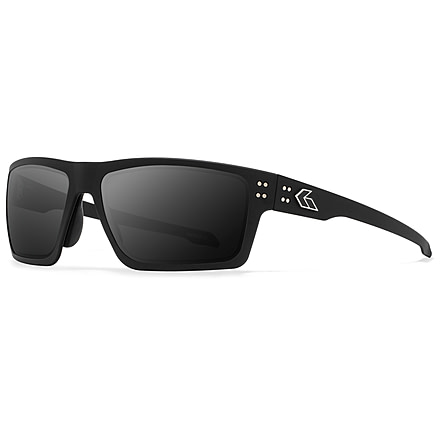 Gatorz Sentix Glasses, Black/Silver Logo/Smoke, Medium, GZ-18-430
