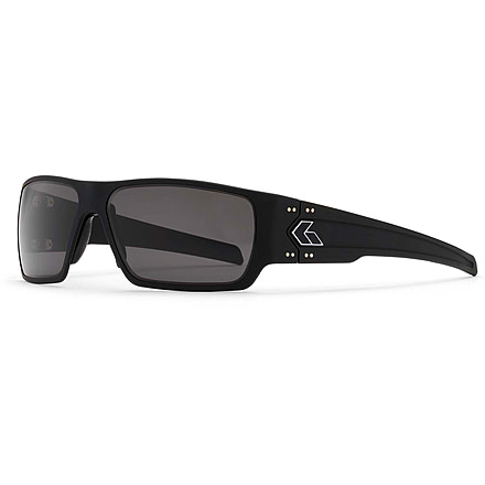 Gatorz Specter Sunglasses, Black, Smoke w/ Silver Logo, Black, GZ-08-031