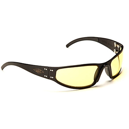 Gatorz Converter Sun Glasses, Black Frame, Yellow Lens