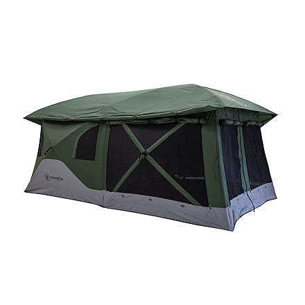 Gazelle Gazelle T3 Tandem Pop-Up Portable Camping Hub Tent, Alpine Green, 6-Person, GT350GR