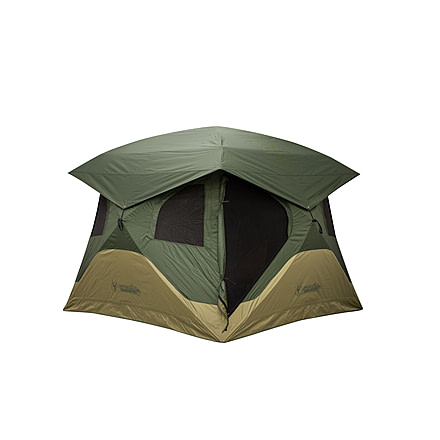 Gazelle T4 Hub Tent Overland Edition, Alpine Green &amp; Oak Moss, 4-Person, GT401GR