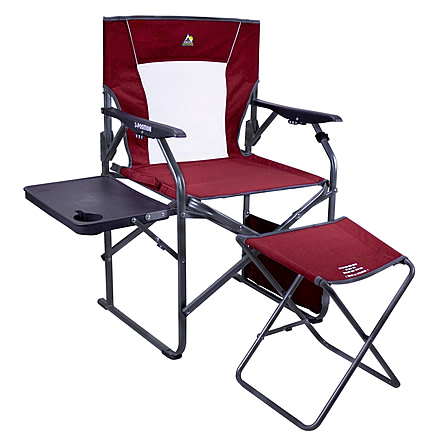 GCI Outdoor 3-Position Directors Chair with Ottoman, Cinnamon, 3positdirectorschairottoman