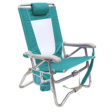 GCI Outdoor Bi-Fold Beach Chair, Seafoam Green, bi-fold-beach-chair-2