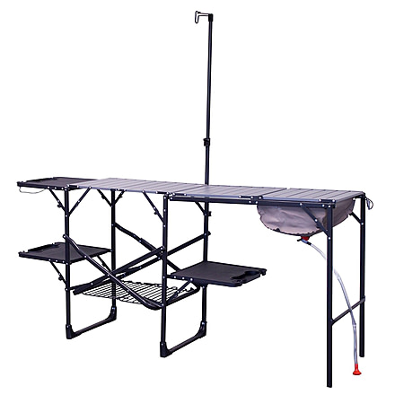 GCI Outdoor Master Cook Station, Black Chrome, master-cook-station