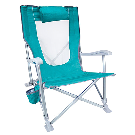 GCI Outdoor Sun Recliner Chair, Seafoam Green, sun-recliner