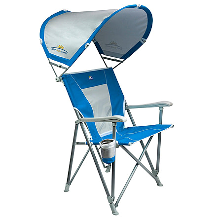 GCI Outdoor SunShade Captains Chair, Saybrook Blue, sunshade-captains-chair