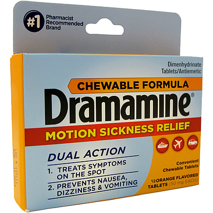 Adventure Medical Kits Dramamine Chewable 12 Pack