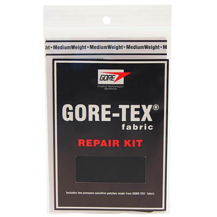 Gear Aid GORE-TEX Repair Kit, 2 Patches, Medium Weight, Black GA15310