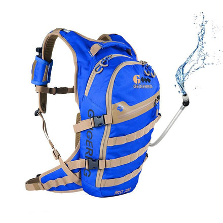 Geigerrig Rig 700M Hydration System, Blue/Tan, 70 oz. GR85459