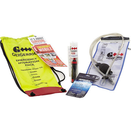 Geigerrig Survival/Emergency Rig Hydration System, 100 oz. G4EMERGENCYRIG