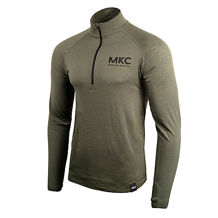 General RANGE LINE PRO QUARTER ZIP - OLIVE, MKC-004942