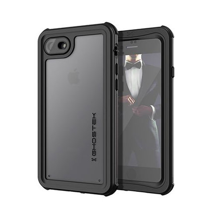 GHOSTEK iPhone 7/8 Nautical Case, Black, Black, GHO-01580