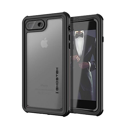 GHOSTEK iPhone 7/8 Plus Nautical Case, Black, Black, GHO-01641
