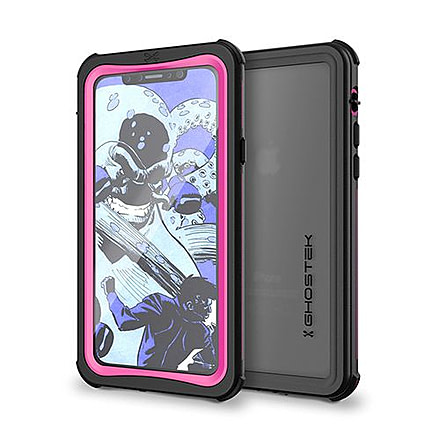 GHOSTEK iPhone X Nautical Case, Pink, Pink, GHO-01535
