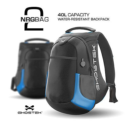GHOSTEK NRG 2 Backpack w/ 16,000MAH Battery, Blue, Blue, 1 Year Mfg Warranty, GHO-99696