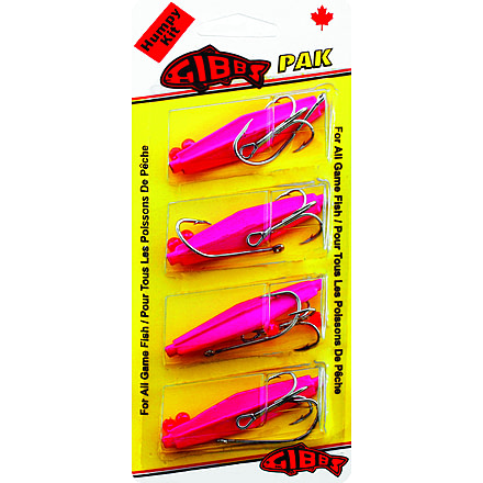 Gibbs Humpy Kit #3#2.5 Pink Blizzard, 4 Pcs, 0004-HK03